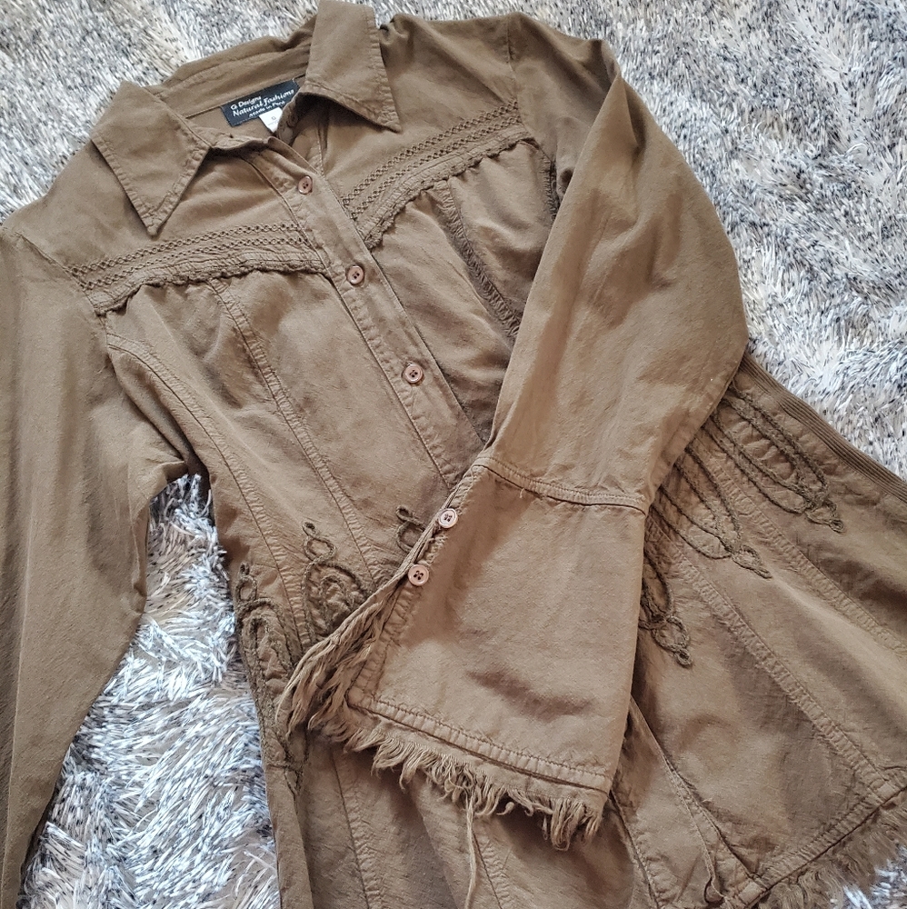 Cotton button down shirt